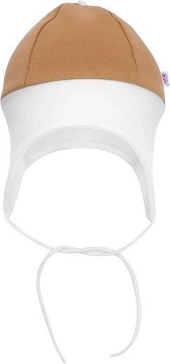 Czapeczka niemowlęca New Baby The Best brązowa (3–6 miesięcy)