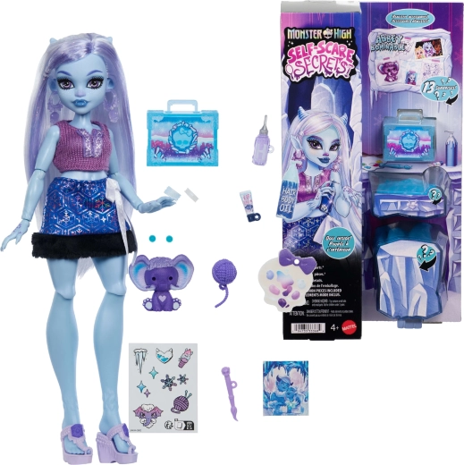 Monster High Abbey Bominable lalka z akcesoriami Self-Care