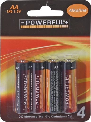 Baterie alkaliczne AA 1,5 V, 4 szt.