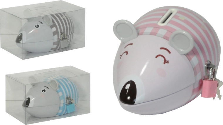 Skarbonka myszka – kolorowa dziecięca skarbonka