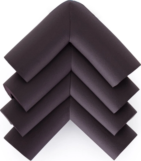 Piankowe osłony narożników Feedo, brązowe, 4 szt.