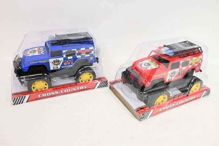 Policyjny jeep RC 25 cm na zdalne sterowanie (sterowanie 2-kanałowe)