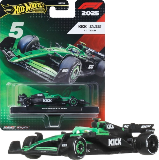 Hot Wheels Premium Formuła 1 – samochód wyścigowy Sauber Gabriel Bartoleto #5 (2025)
