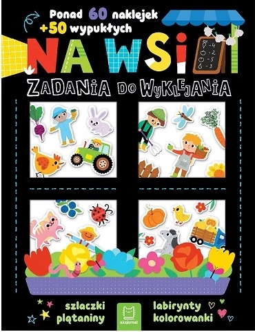 Zadania z naklejkami na wsi (60 naklejek)