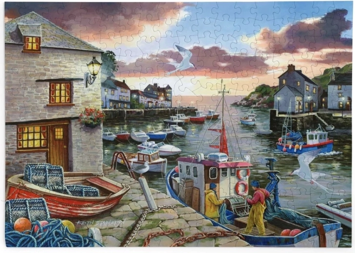 Puzzle House of Puzzles Światła portu, 250 dużych elementów