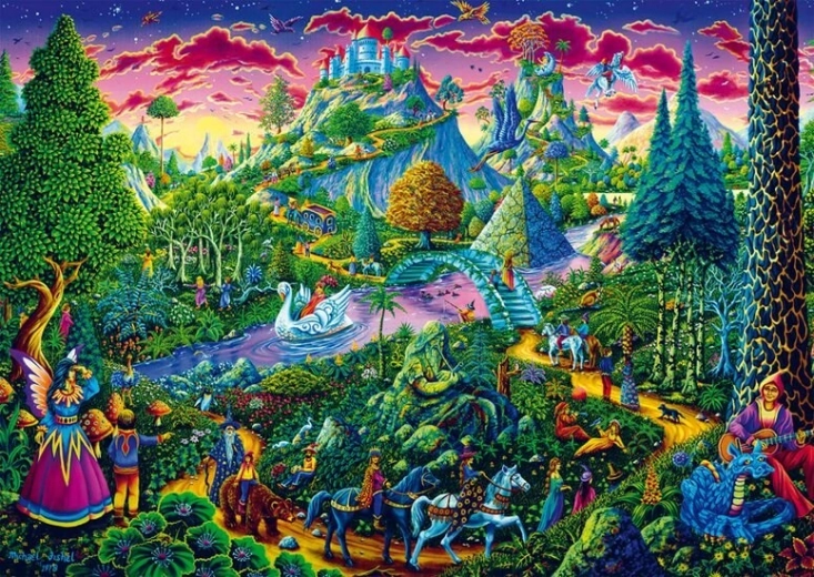 Puzzle Fantastyczny bajkowy świat 1000 elementów SCHMIDT