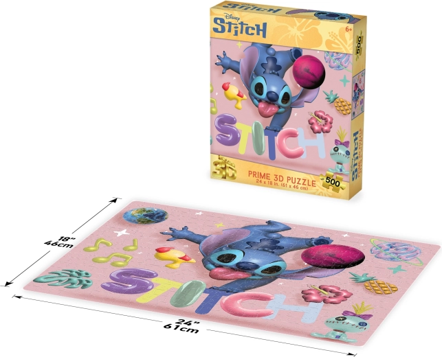 Puzzle 3D Disney Stitch 500 elementów
