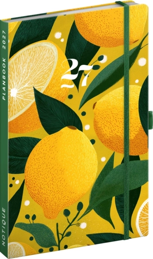 Notique planbook – kalendarz i notes Cytryny 2027, 13 × 21 cm