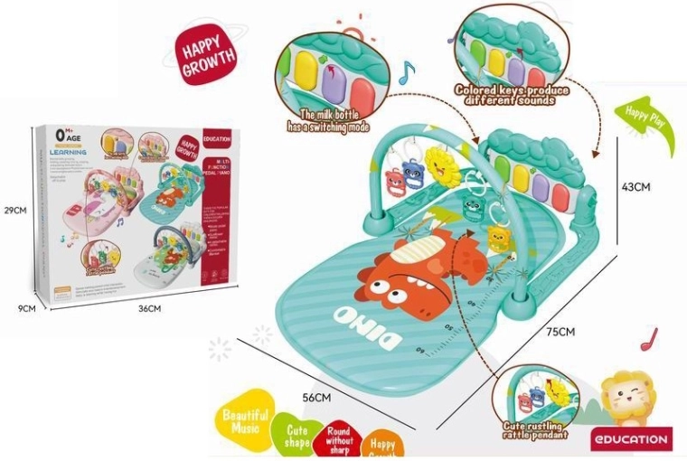 Dino mata z pianinkiem dla dzieci