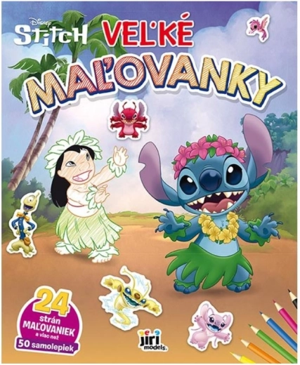 Wielkie kolorowanki Lilo & Stitch