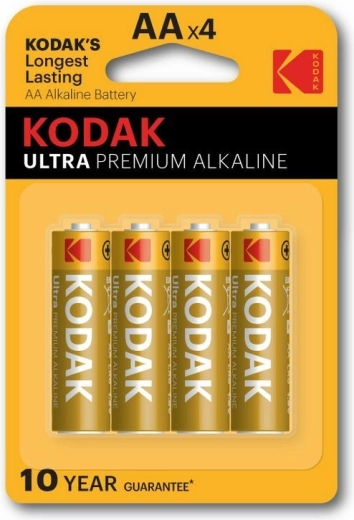 Kodak Ultra Premium baterie alkaliczne AA 1,5 V, 4 szt.