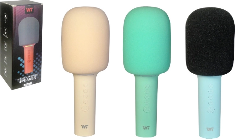 Dziecięcy bezprzewodowy mikrofon z dźwiękami i światłami