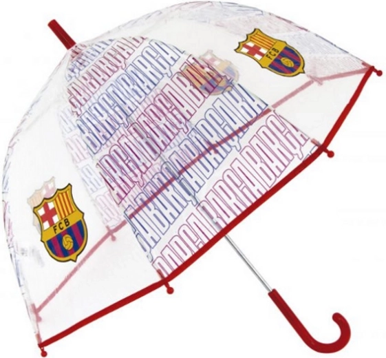 Przezroczysty parasol dziecięcy FC Barcelona