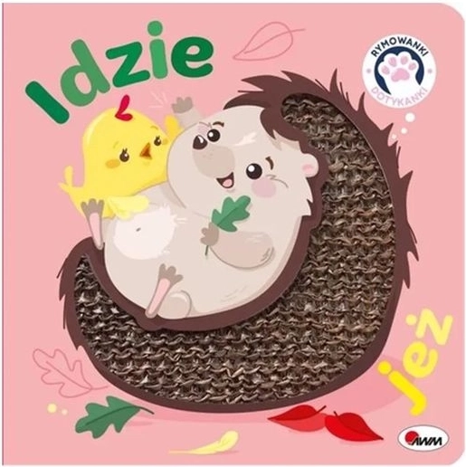 Rymowanki Dotykanki: Idzie jeż – sensoryczna książeczka dotykowa dla najmłodszych
