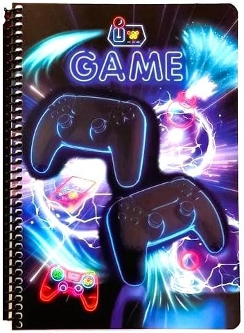 Zeszyt spiralny Neon Game B5 (17 × 25 cm)