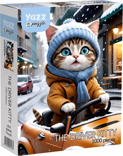 YAZZ Puzzle Koci kierowca 1000 elementów