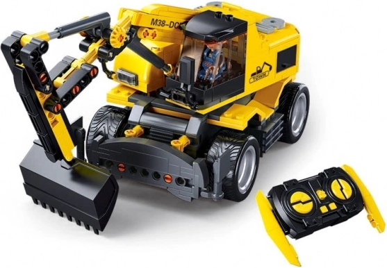 Sluban E7 Koparka Kołowa z Pilotem