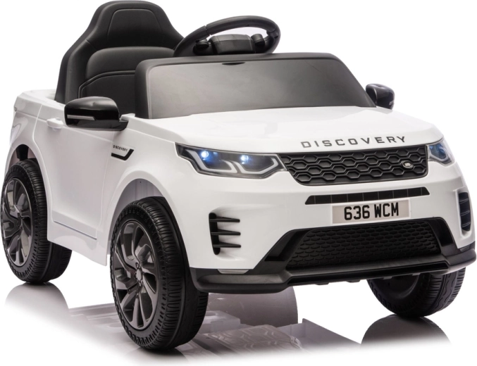 Elektryczny samochodzik LAND ROVER Discovery biały
