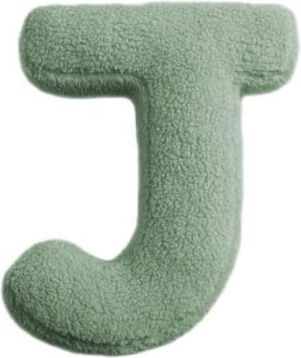 Mealini pluszowa litera J zielona - 1 sztuka