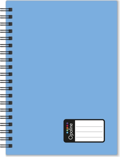 Notatnik A5 z podwójną spiralą Opaline, niebieski