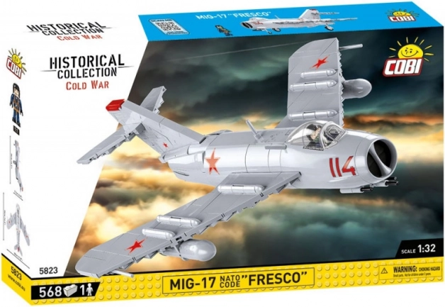 MiG-17 z Historycznej kolekcji COBI model