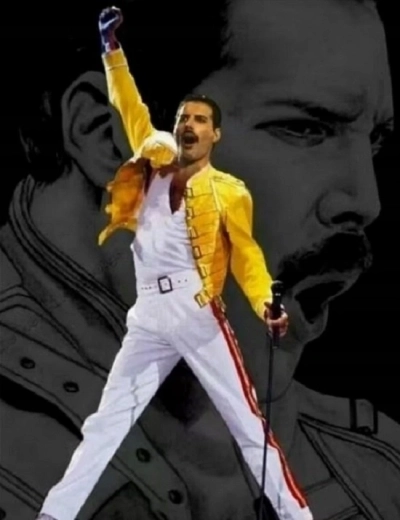 Norimpex malowanie według numerów – Poza Freddiego Mercury'ego 40 × 50 cm