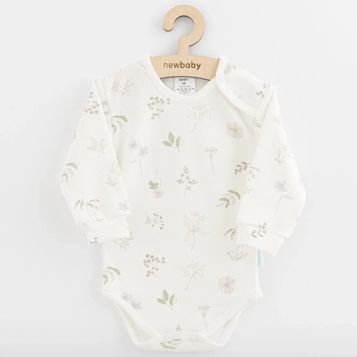 Niemowlęce bawełniane body z długim rękawem New Baby Zoe 68 (4–6 miesięcy)