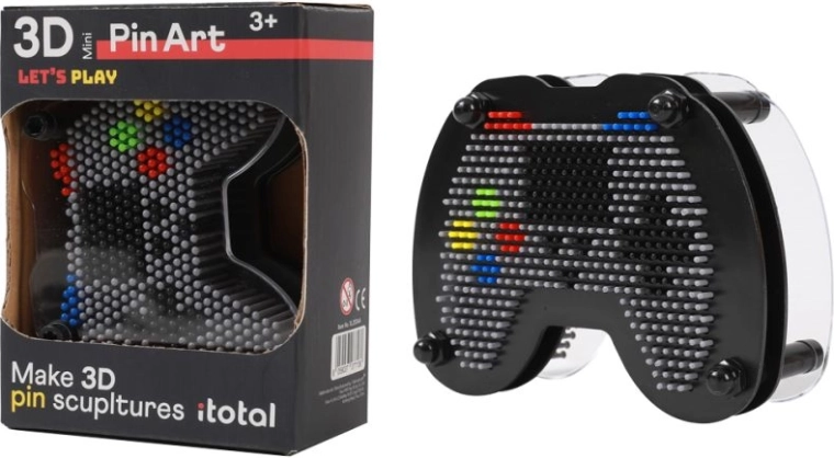Pin Art 3D w kształcie kontrolera do gier