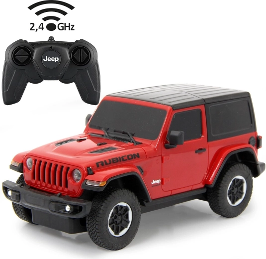 Jamara Jeep Wrangler JL RC auto 1:24 czerwone 2,4 GHz