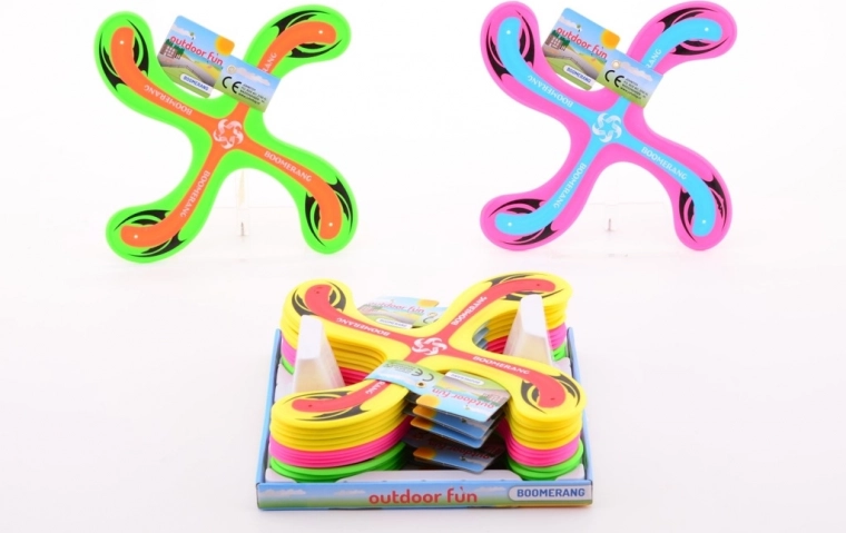 Bumerang w neonowych kolorach