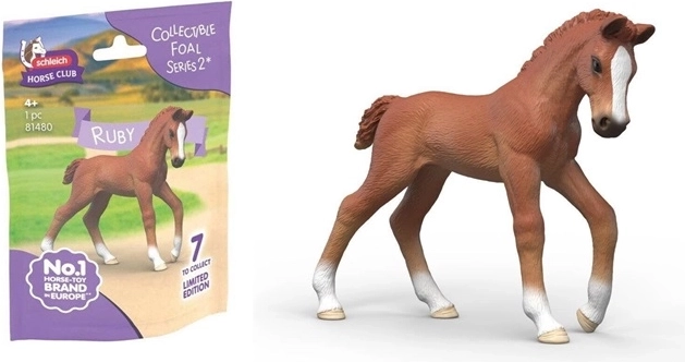 Kolekcjonerski źrebak Ruby Schleich Horse Club