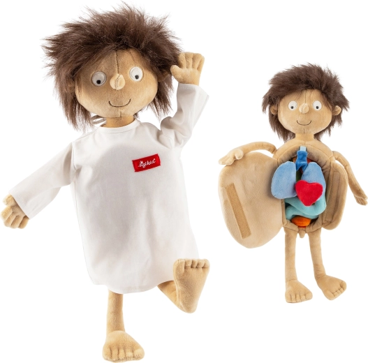 Sigikid Mały pacjent Erwin – pluszowa edukacyjna lalka 44 cm