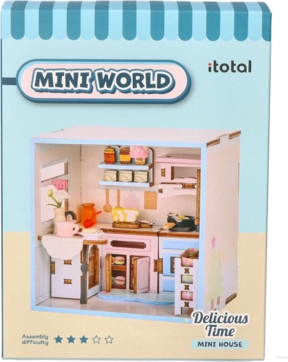 Mini World DIY miniaturowa kuchnia do złożenia