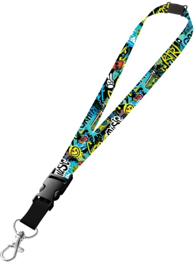 Smycz na szyję z karabińczykiem Funny Boy