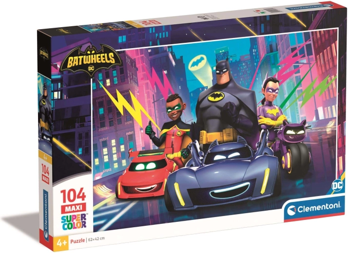 Puzzle 104 elementy Maxi Batwheels