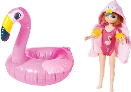 Lottie lalka pływaczka z flamingiem