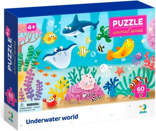 Puzzle DODO zwierzęta: podwodny świat 60 elementów