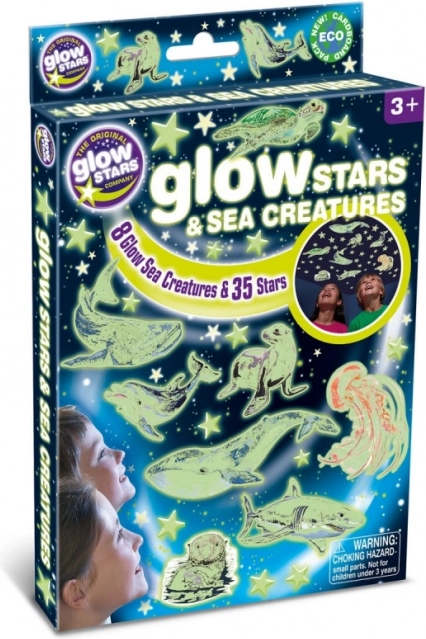 Naklejki na ścianę Brainstorm Świecące gwiazdy i morskie zwierzęta