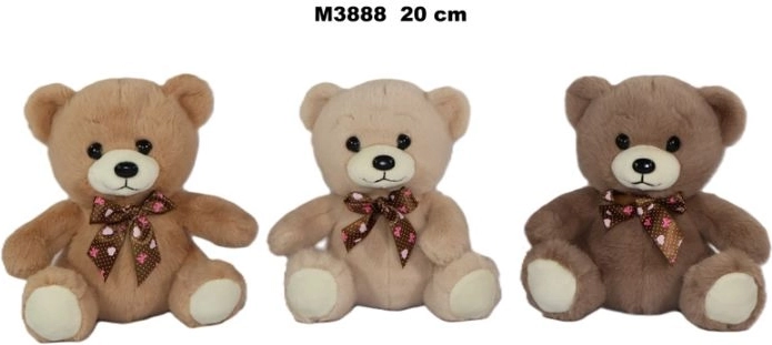 Pluszowy miś 20 cm - 1 sztuka