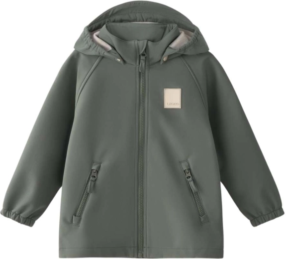 Softshellowa kurtka Leokid Lake agave green, rozmiar 116
