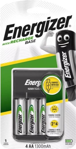 Energizer USB ładowarka do baterii z akumulatorami AA