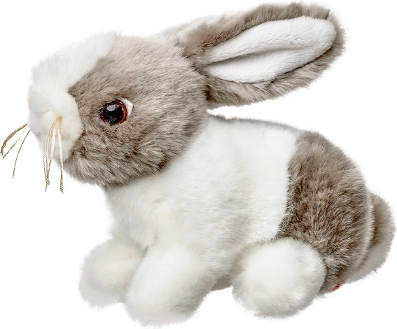 Pluszowy króliczek szaro-biały 16 cm Beppe ZOO