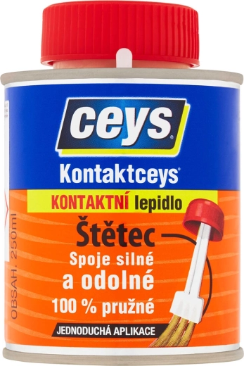 Klej kontaktowy 250 ml z pędzelkiem KONTAKTCEYS