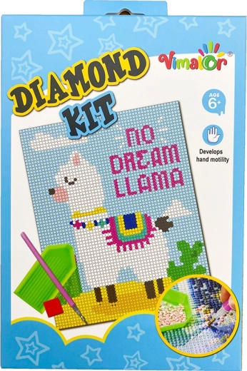 Malowanie diamentowe – lama