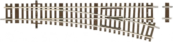 Roco Line Rozjazd pojedynczy prawy 15°