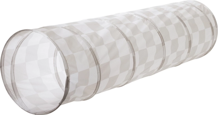 Dziecięcy tunel do zabawy 3 Sprouts recycled checkerboard beige