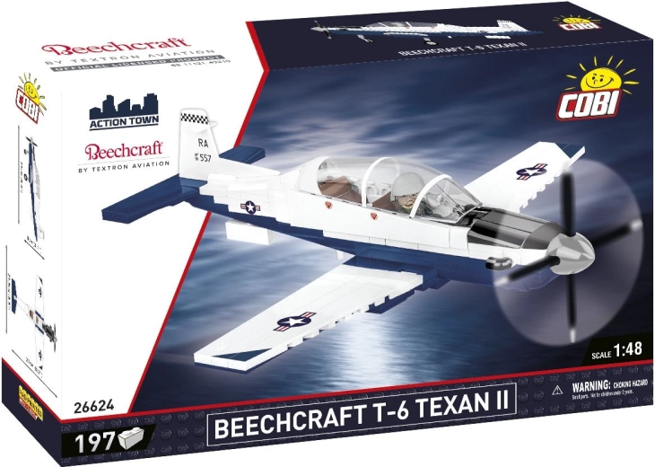 Cobi Beechcraft T-6 Texan II zestaw konstrukcyjny samolotu 1:48 (197 elementów)
