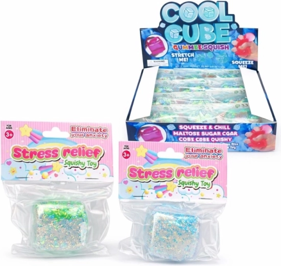 Relaksacyjna antystresowa kostka z motywem ryby 5 cm