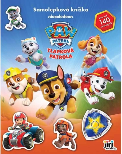 Jiri Models książka z naklejkami Psi Patrol