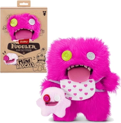 Zestaw pluszaków Fuggler Mini Rascals Oogah Boogah + Baby Fugg - 1 szt.